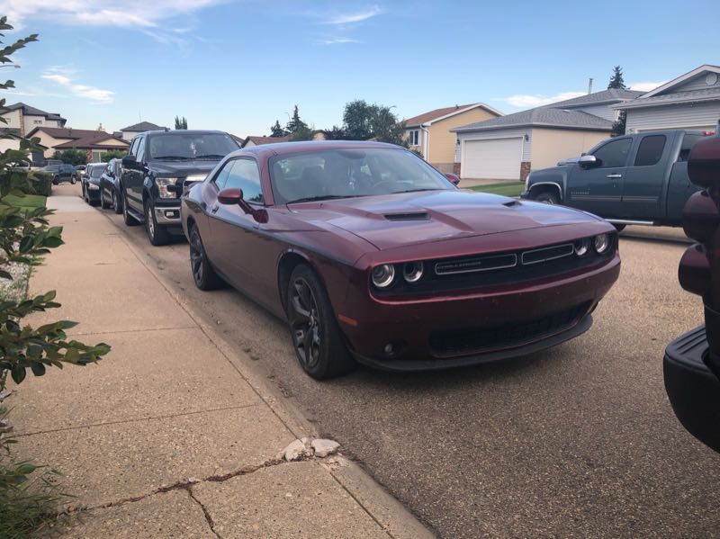 Dodge Challenger spotted in Slave Lake