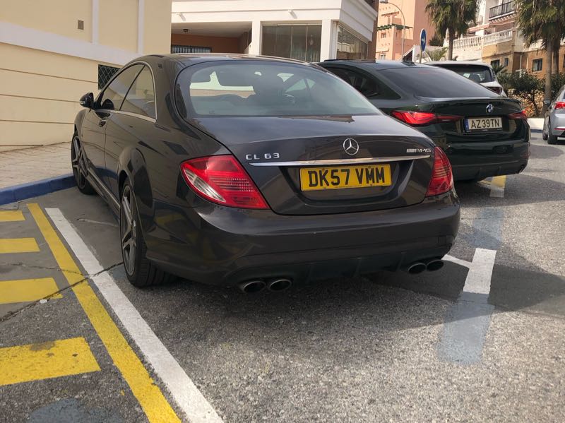 Mercedes-Benz CL63 AMG spotted in Vélez-Málaga