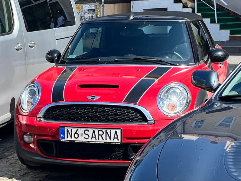 Mini Cooper S spotted in Mikołajki