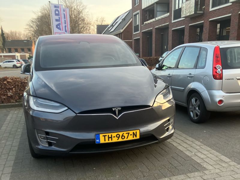 Tesla Model X (2020) spotted in 's-Hertogenbosch, The Netherlands