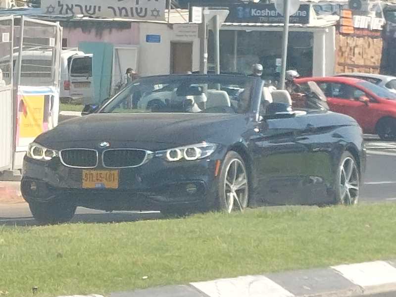 BMW 4 Series Convertible spotted in Tel Aviv