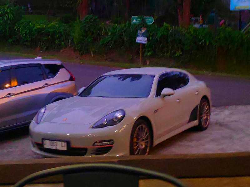 Porsche Panamera spotted in Yogyakarta