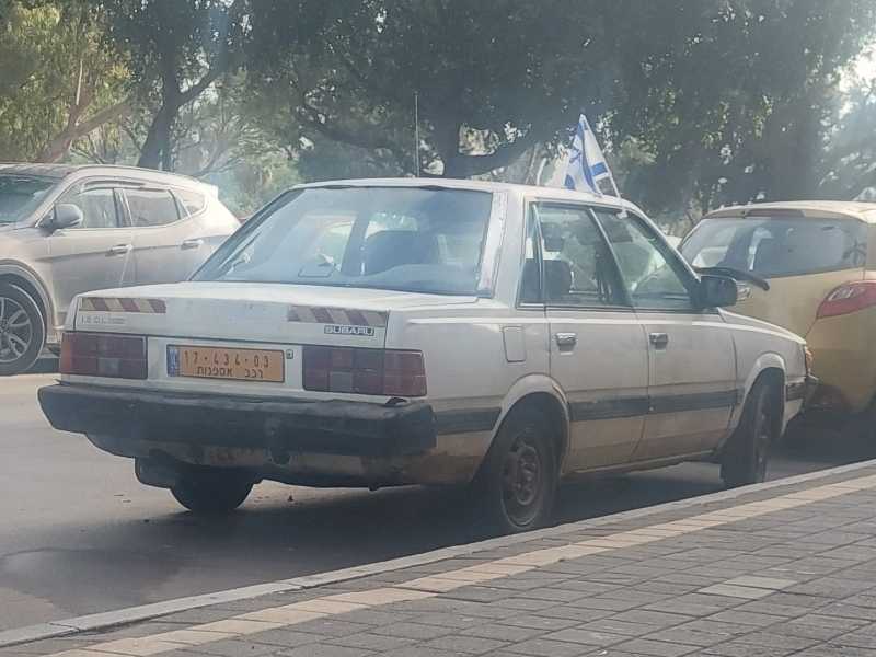 Subaru Loyale (1990) spotted in Tel Aviv, Israel