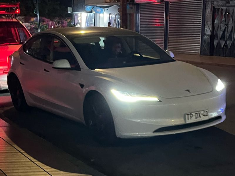 Tesla Model 3 spotted in Antofagasta