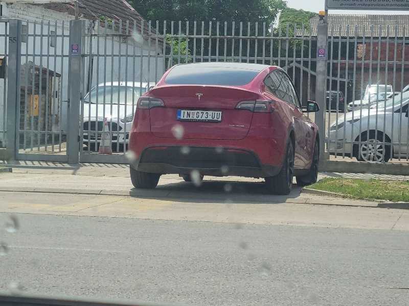 Tesla Model Y spotted in Novi Sad