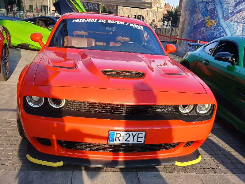 Dodge Challenger spotted in Gdańsk