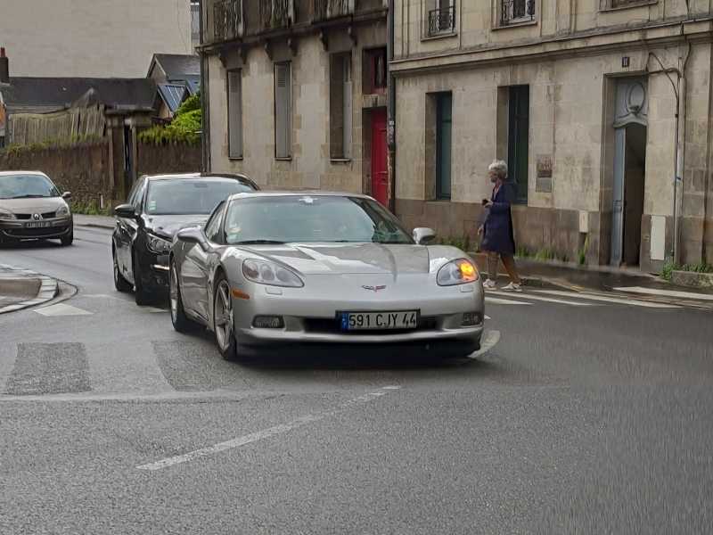 Chevrolet Corvette (2005) spotted in Nantes, France