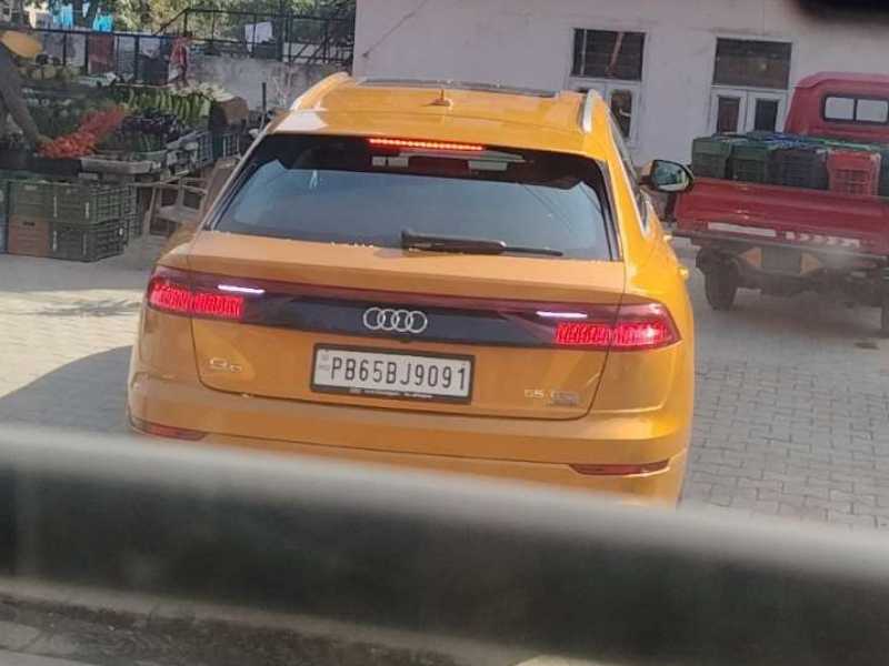Audi Q5 spotted in Chandigarh