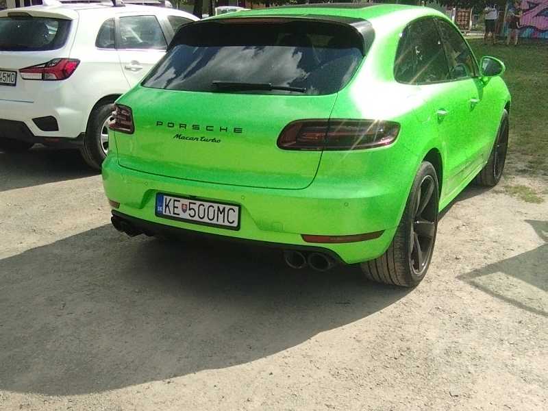 Porsche Macan Turbo spotted in Bratislava