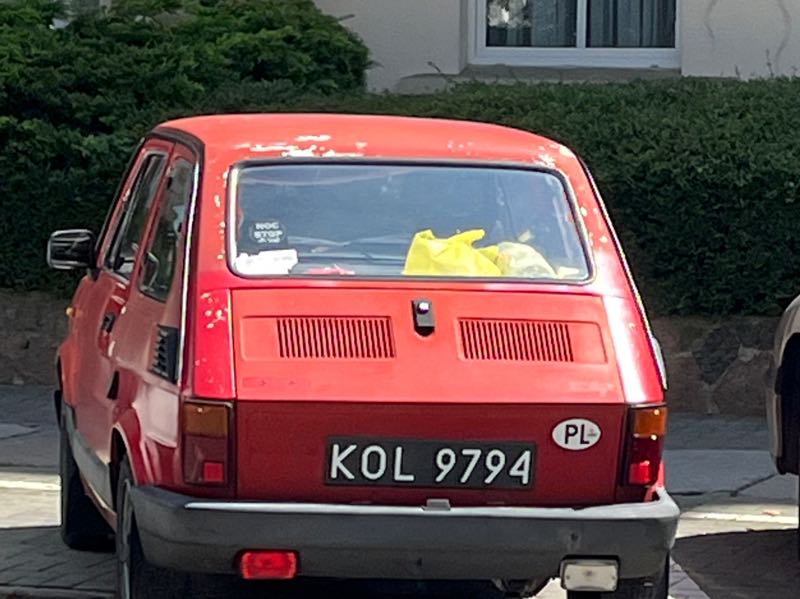 Fiat 126p spotted in Kołobrzeg