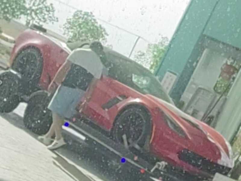 Chevrolet Corvette spotted in ‘Uqlat aş Şuqūr