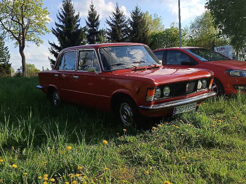 Fiat 125p spotted in Dobiegniew
