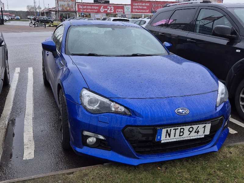 Subaru BRZ spotted in Trollhättan
