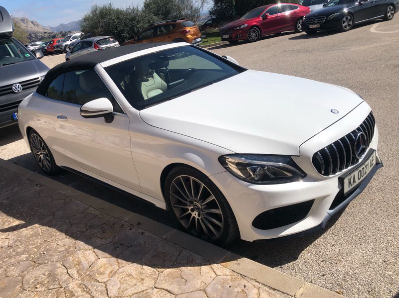 Mercedes-Benz C-Class Cabriolet spotted in Antequera