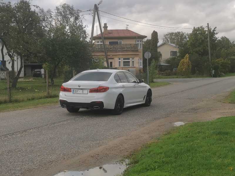 BMW 5 Series spotted in Valmiera