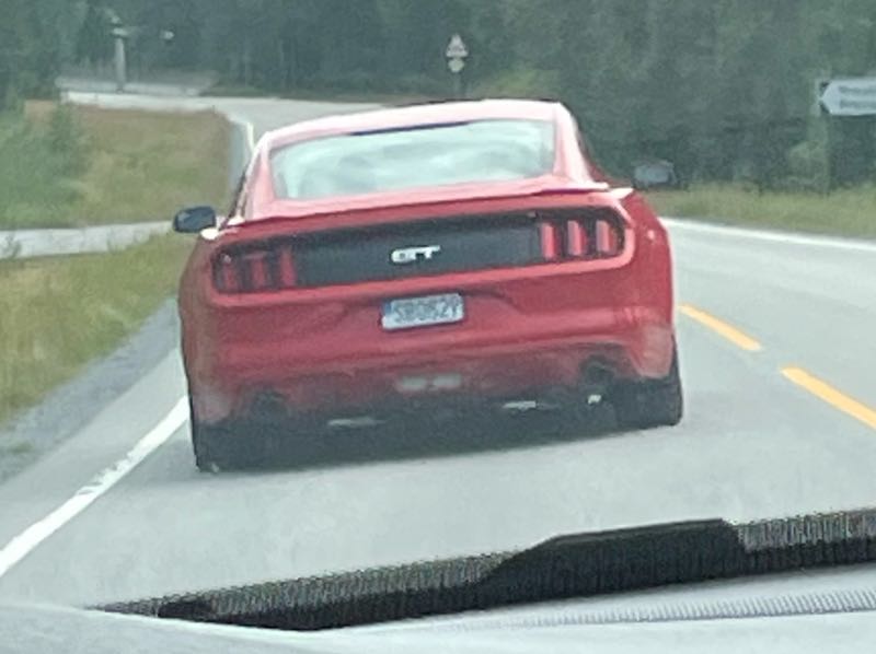 Ford Mustang GT spotted in Lillehammer