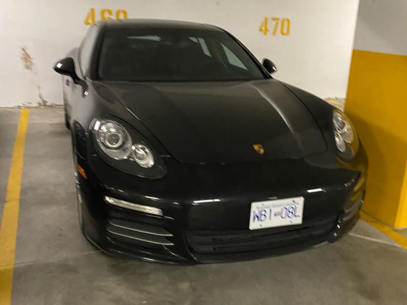 Porsche Panamera spotted in Lake Louise