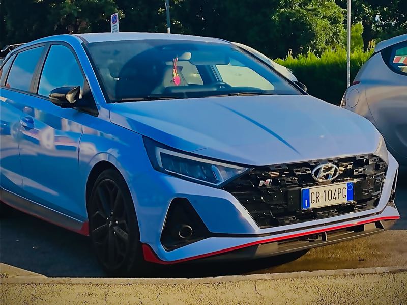 Hyundai i20 N spotted in Viareggio