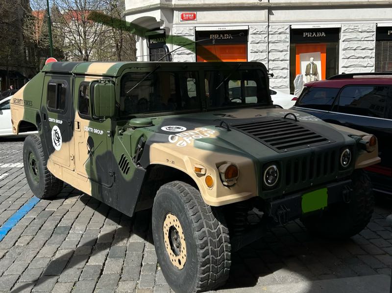 AM General HMMWV spotted in Prague