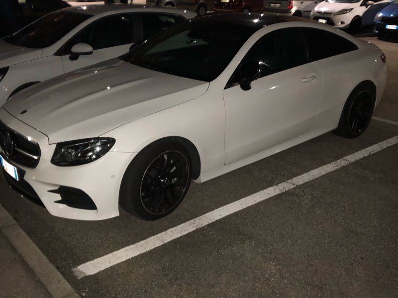 Mercedes-Benz E-Class Coupe spotted in Turin