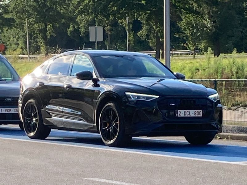 Audi e-tron Sportback spotted in Hasselt