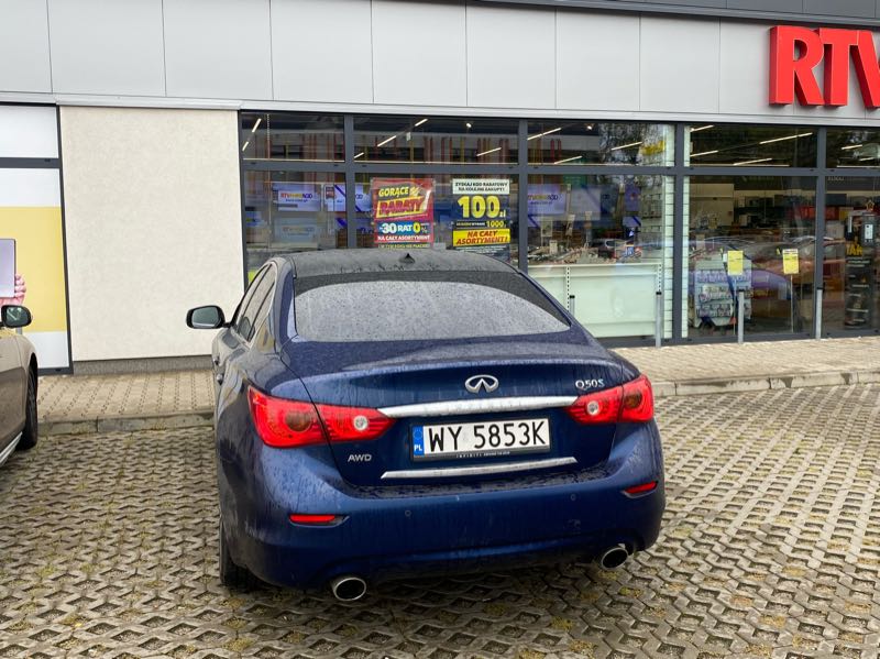Infiniti Q50 spotted in Zgierz