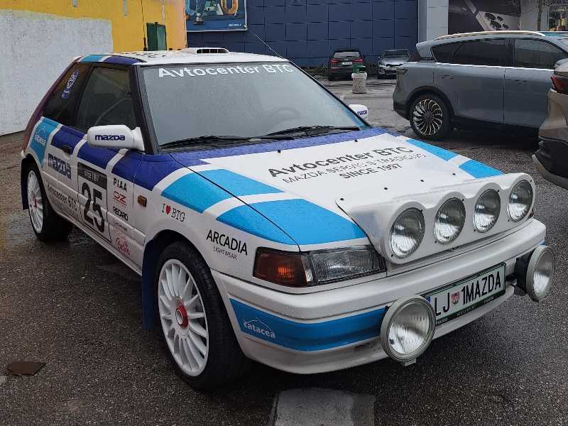 Mazda 323 spotted in Ljubljana