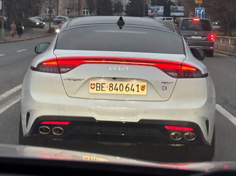 Kia Stinger GT spotted in Kolín