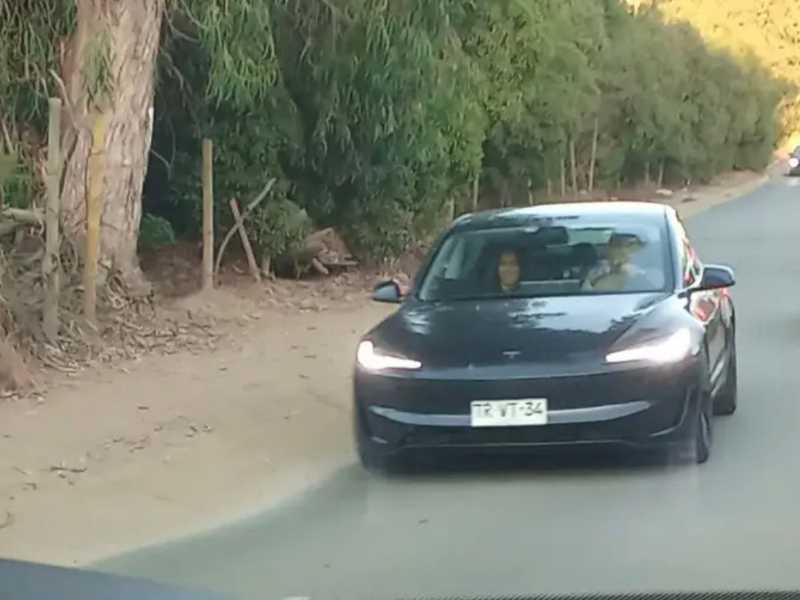 Tesla Model 3 spotted in Chillán