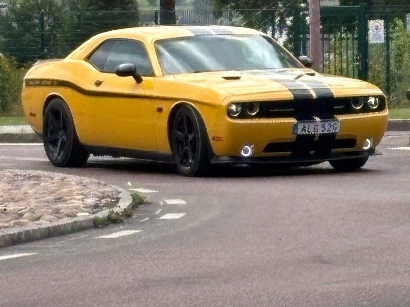 Dodge Challenger spotted in Rättvik