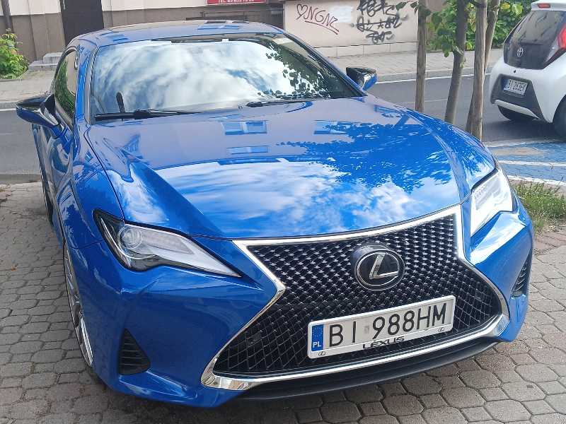 Lexus RC spotted in Białystok