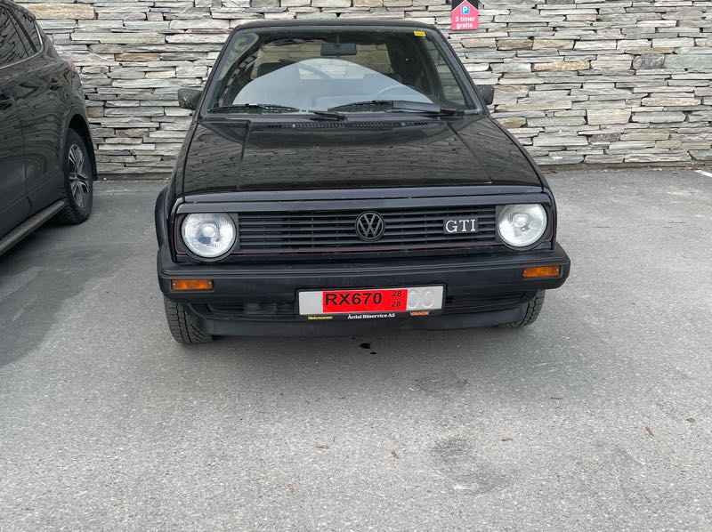 Volkswagen Golf GTI (1985) spotted in Fagernes, Norway