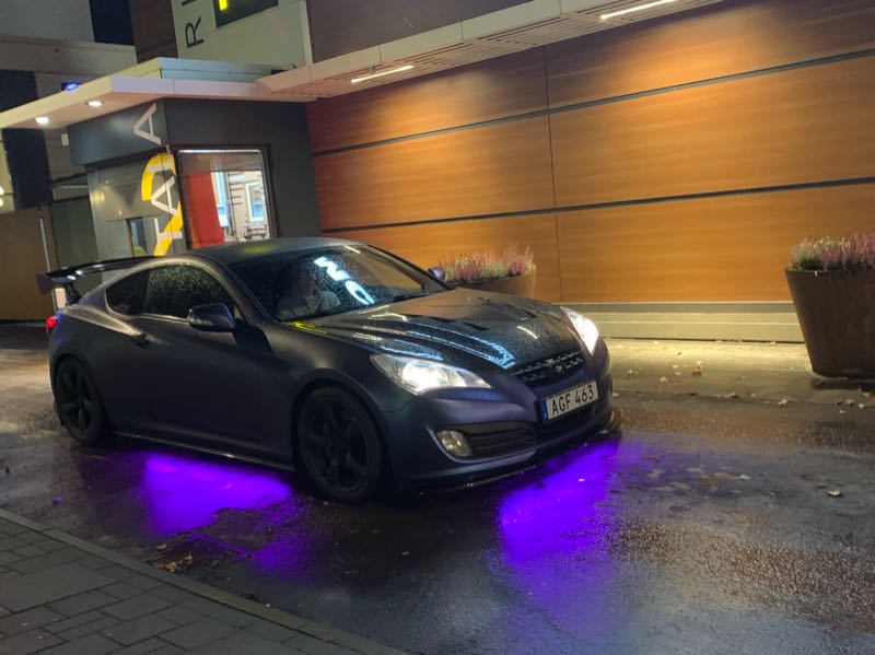 Hyundai Genesis Coupe spotted in Uppsala