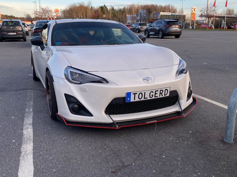 Toyota 86 spotted in Södertälje