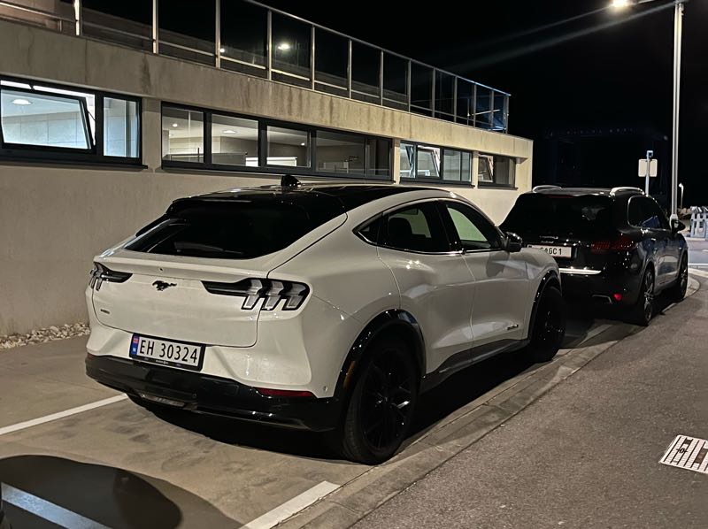 Ford Mustang Mach-E (2022) spotted in Novi Vinodolski, Croatia