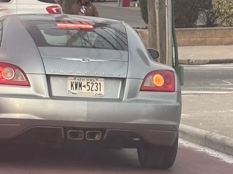 Chrysler Crossfire (2004) spotted in New York City, United States