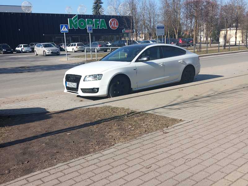 Audi A5 spotted in Naujoji Akmene