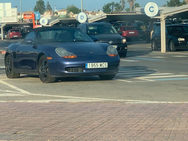 Porsche Boxster (1995) spotted in Torrevieja, Spain