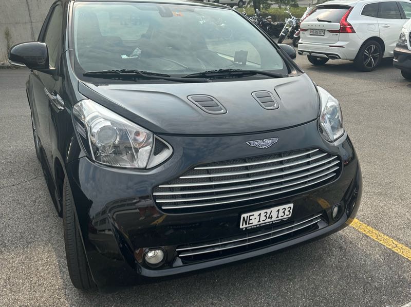 Aston Martin Cygnet spotted in Lausanne