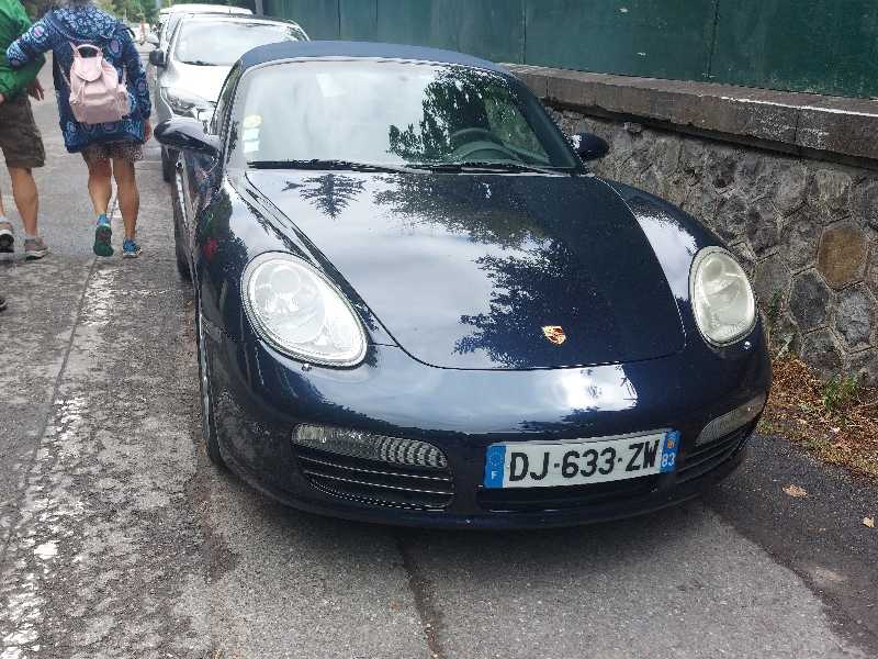 Porsche Boxster spotted in Barcelonnette