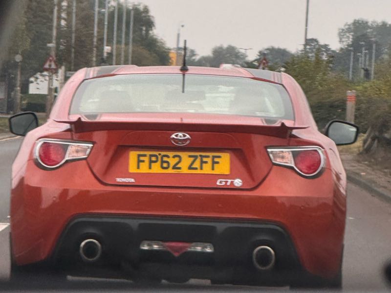 Toyota GT86 (2012) spotted in Newcastle upon Tyne, United Kingdom