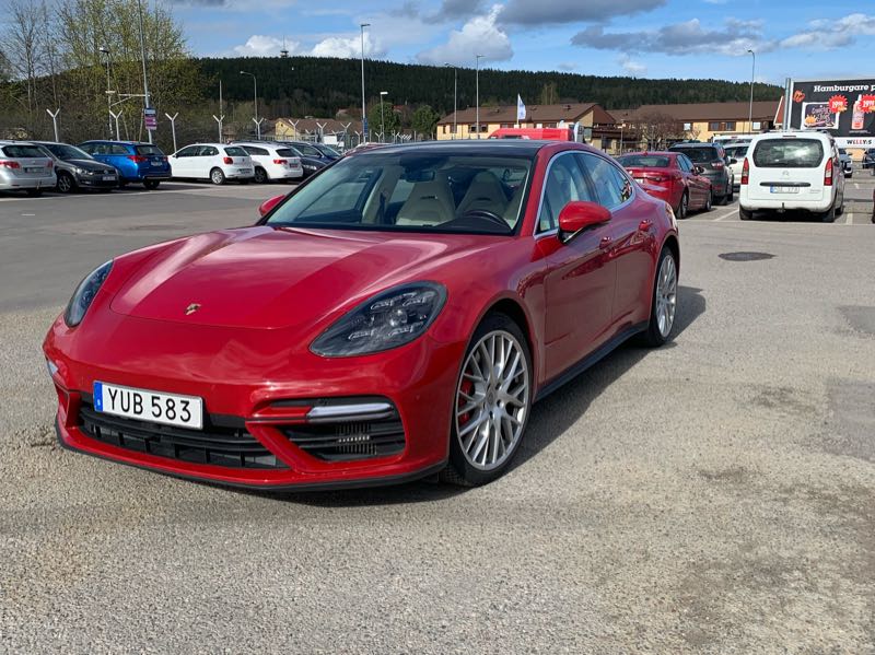 Porsche Panamera spotted in Falun