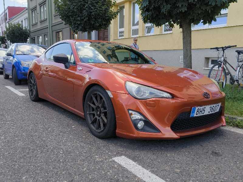 Toyota 86 (2012) spotted in Hradec Králové, Czechia