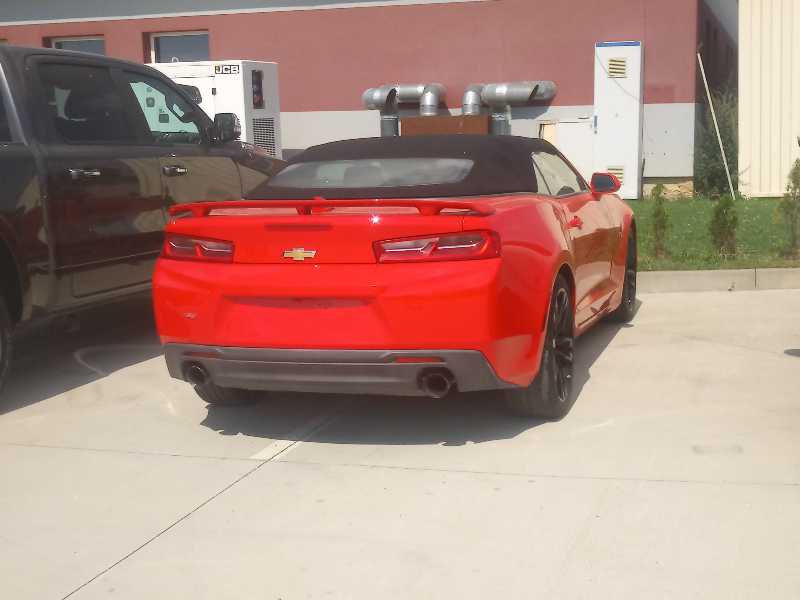 Chevrolet Camaro Convertible (2019) spotted in Zubrohlava, Slovakia