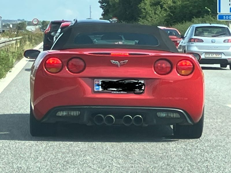 Chevrolet Corvette spotted in Klinteby Frihed
