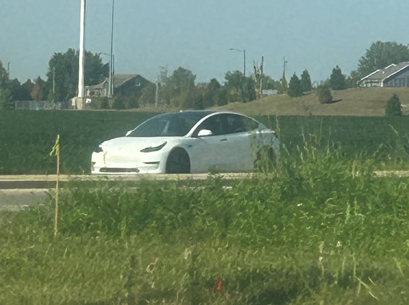 Tesla Model 3 (2021) spotted in Clay, United States