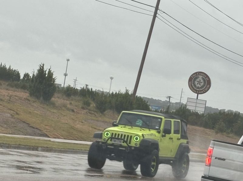 Jeep Wrangler spotted in Killeen