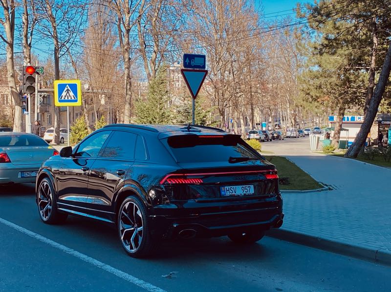 Audi Q8 spotted in Chisinau