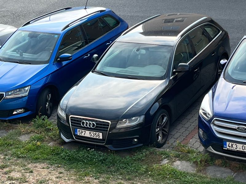 Audi A4 spotted in Pilsen