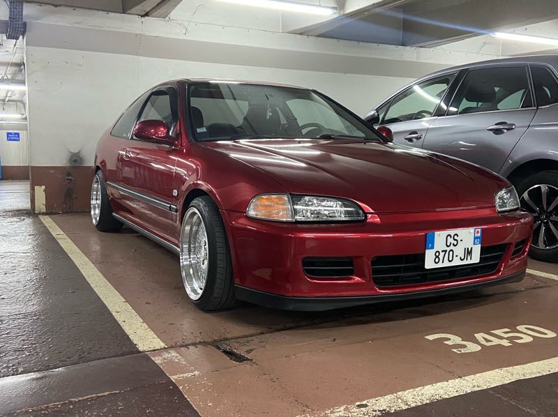 Honda Civic (1996) spotted in Paris, France